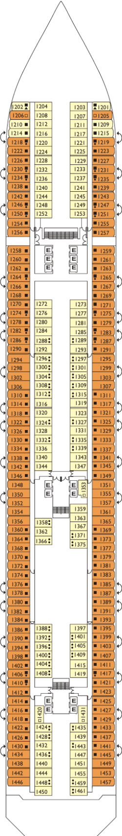 Dekkenplan: Andromeda Deck 1