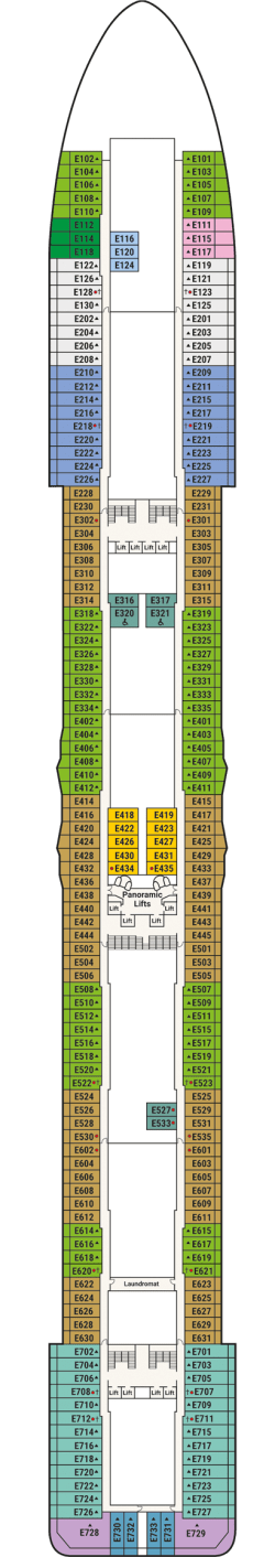 Deck plan: Emerald 8