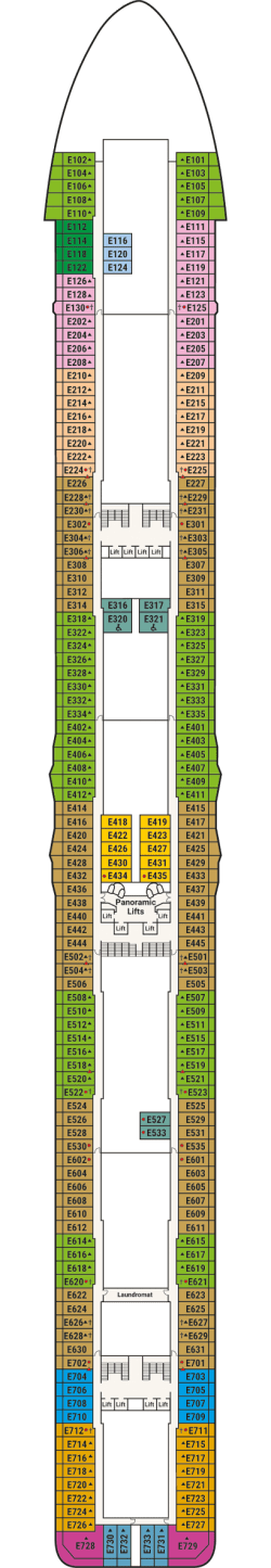 Dekkenplan: Emerald Deck 8