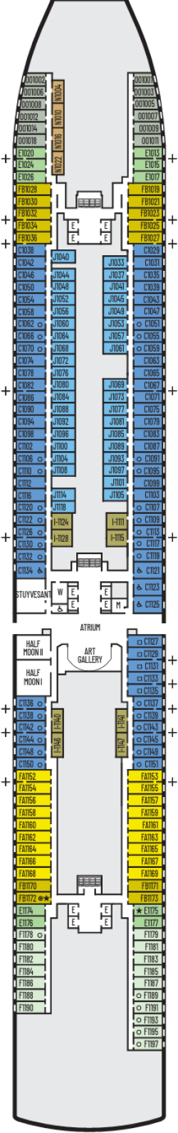 Dekkenplan: Main Deck 1