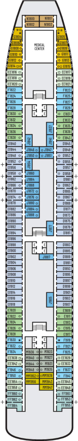 Dekkenplan: Dolphin 1