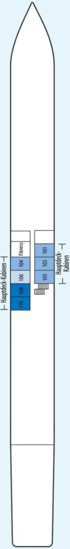 Deckplan: Hauptdeck 1