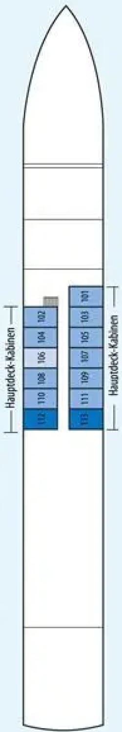 Deckplan: Hauptdeck 1
