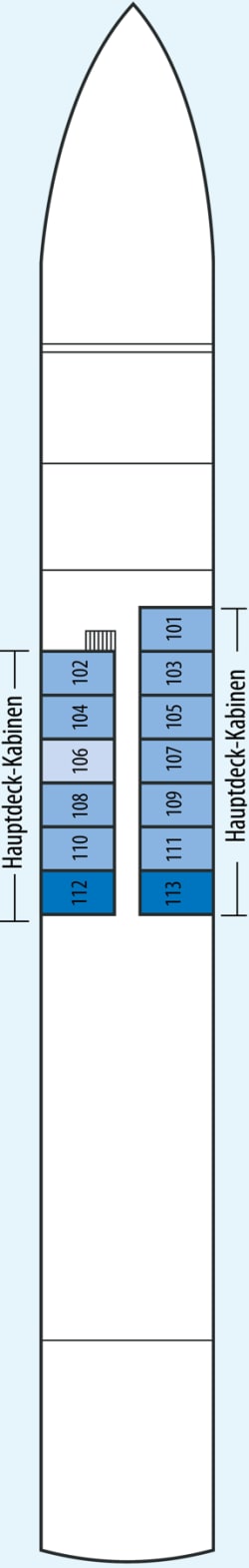 Deckplan: Hauptdeck 1