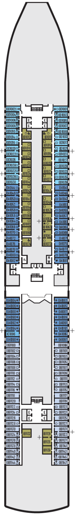 Dekkenplan: Main Deck 1