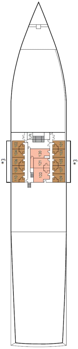 Deckplan: Deck 1