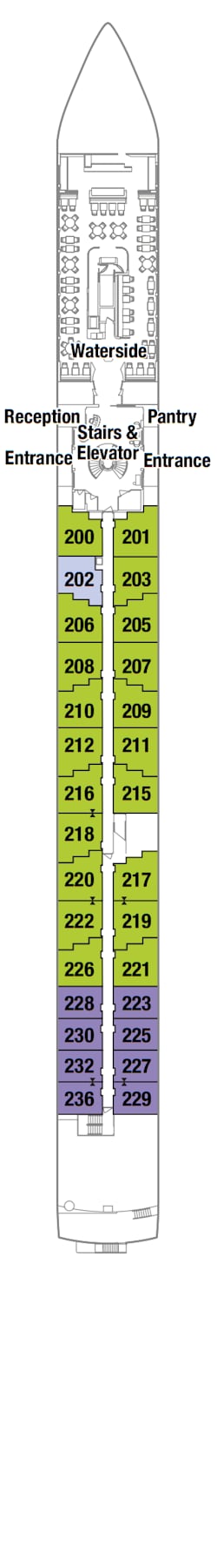 Plan du pont: Seahorse Deck 2