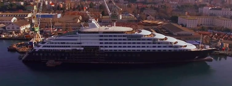 最新客船シー二ック・エクリプスの建造フェーズの映像を公開