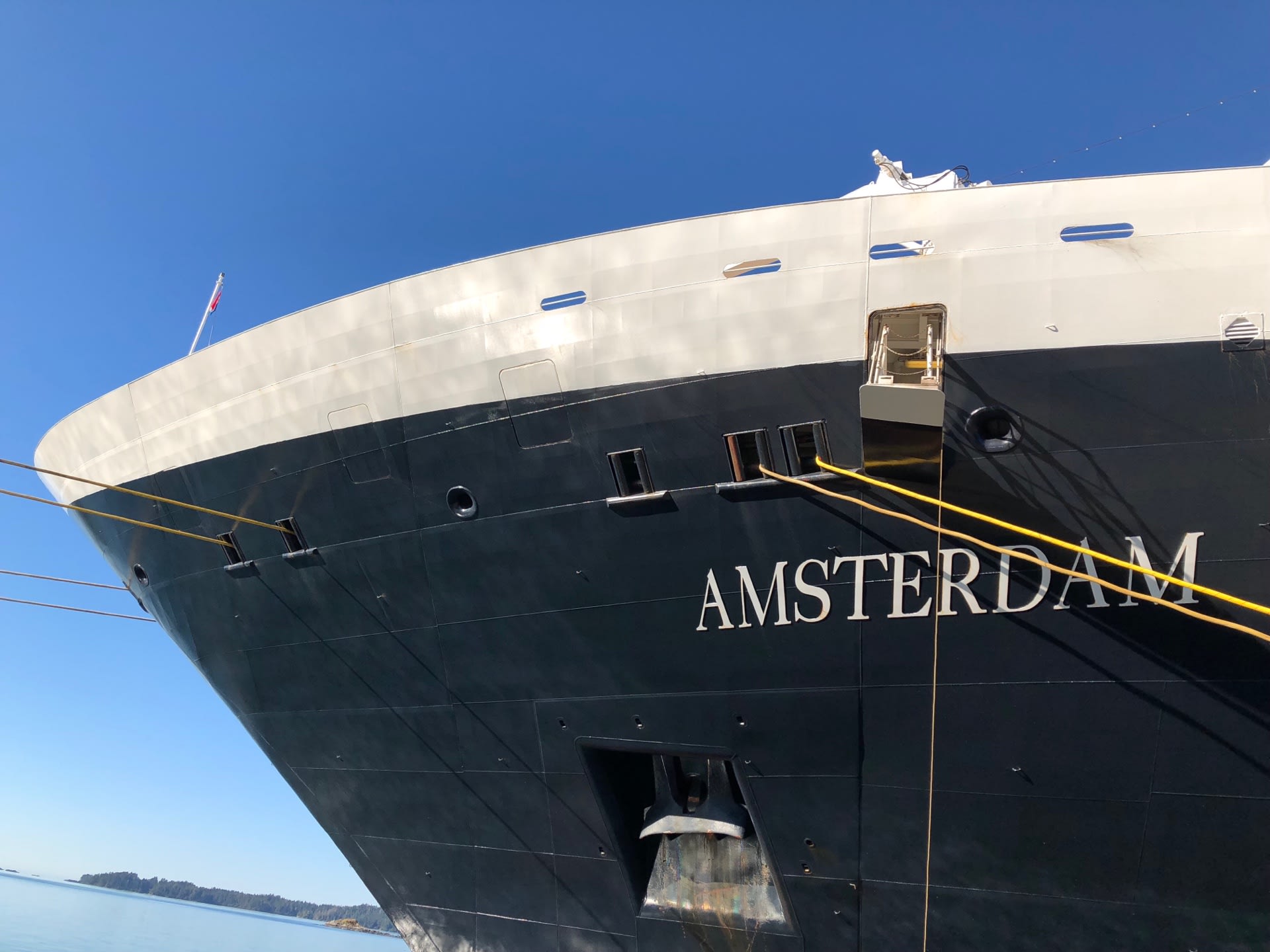 【乗船Day1】ホーランド・アメリカ、客船アムステルダム、シアトル港出発