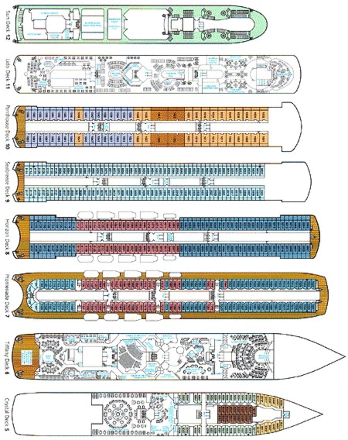クリスタル ハーモニーデッキプラン保存版 Cruisemans