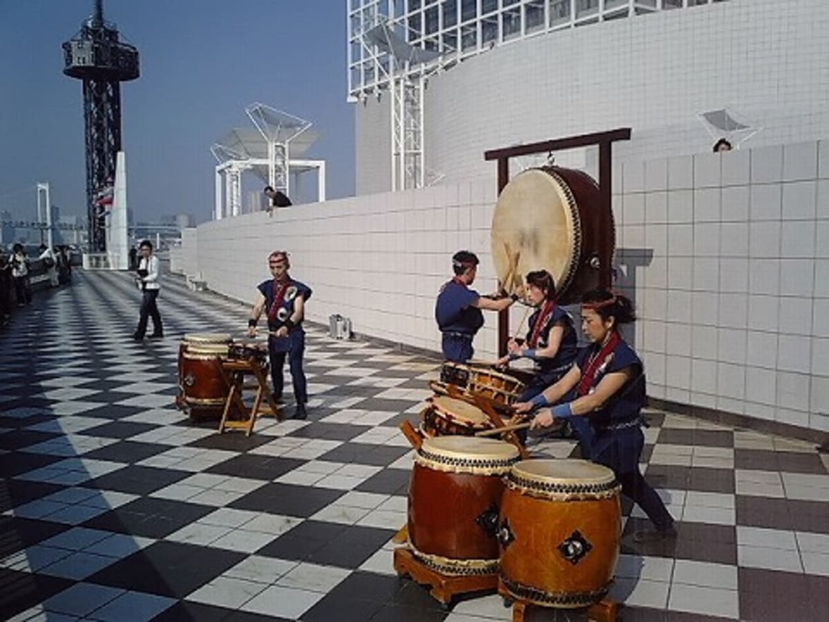 今日は和太鼓