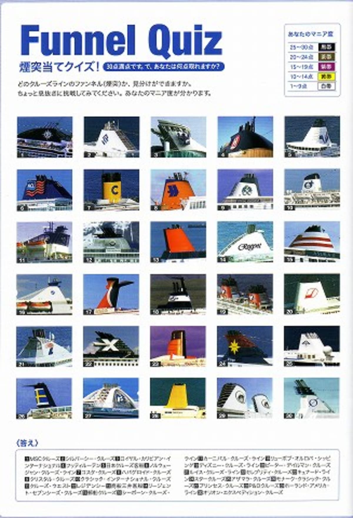 ファンネルクイズ Cruisemans