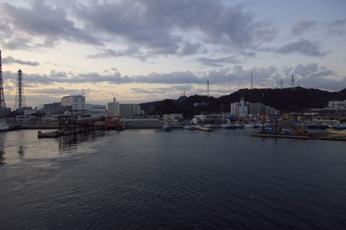 初日の出ツアー その３ しらはま丸 船上からの初日の出