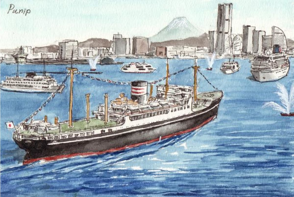 氷川丸 横浜に帰港 Cruisemans