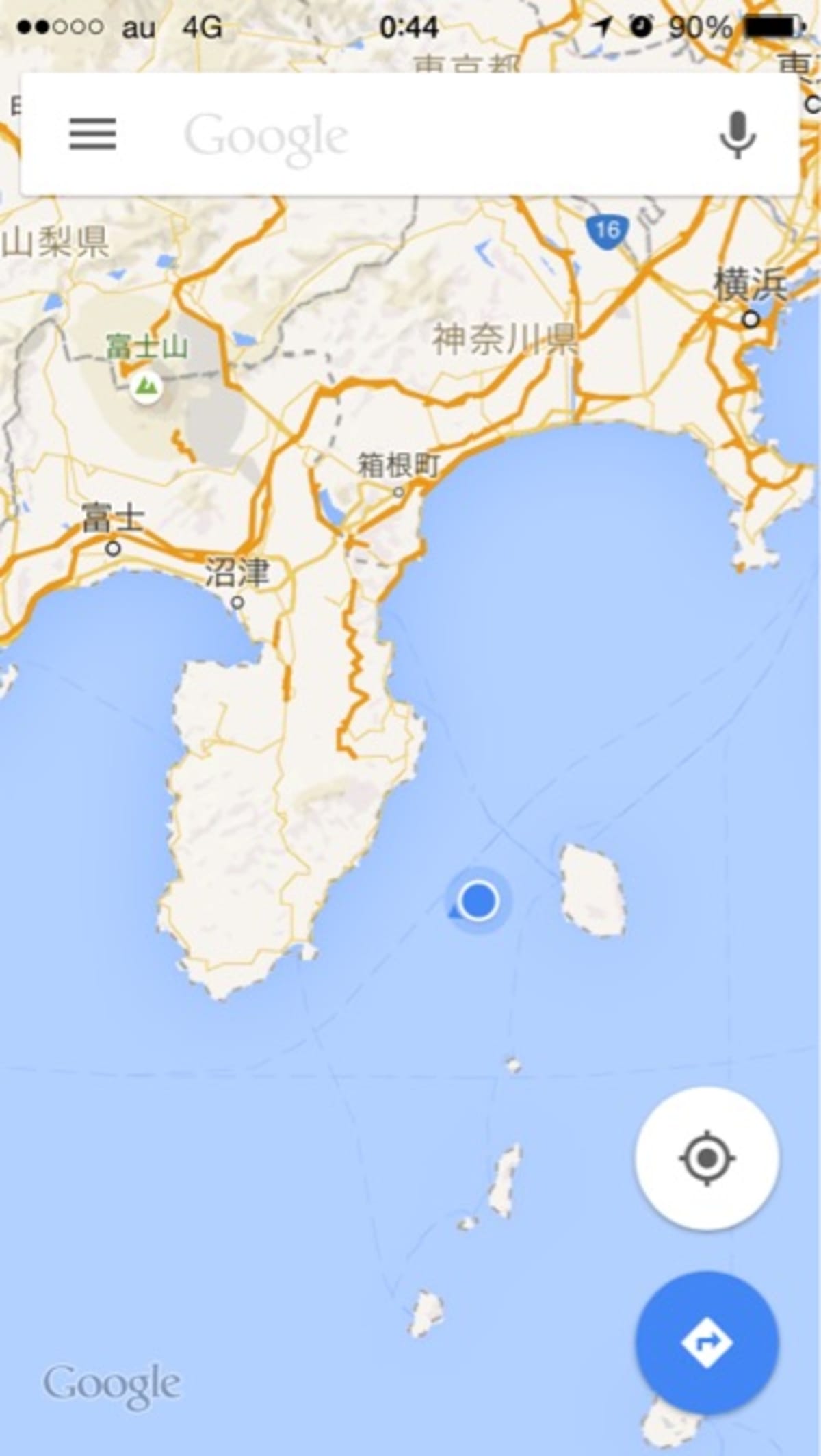 左舷に稲取、右舷は伊豆の大島！：半年振りの病上り航海Diamond princess　神戸発、MERS怖い韓国釜山、九州ちょとグルメの旅