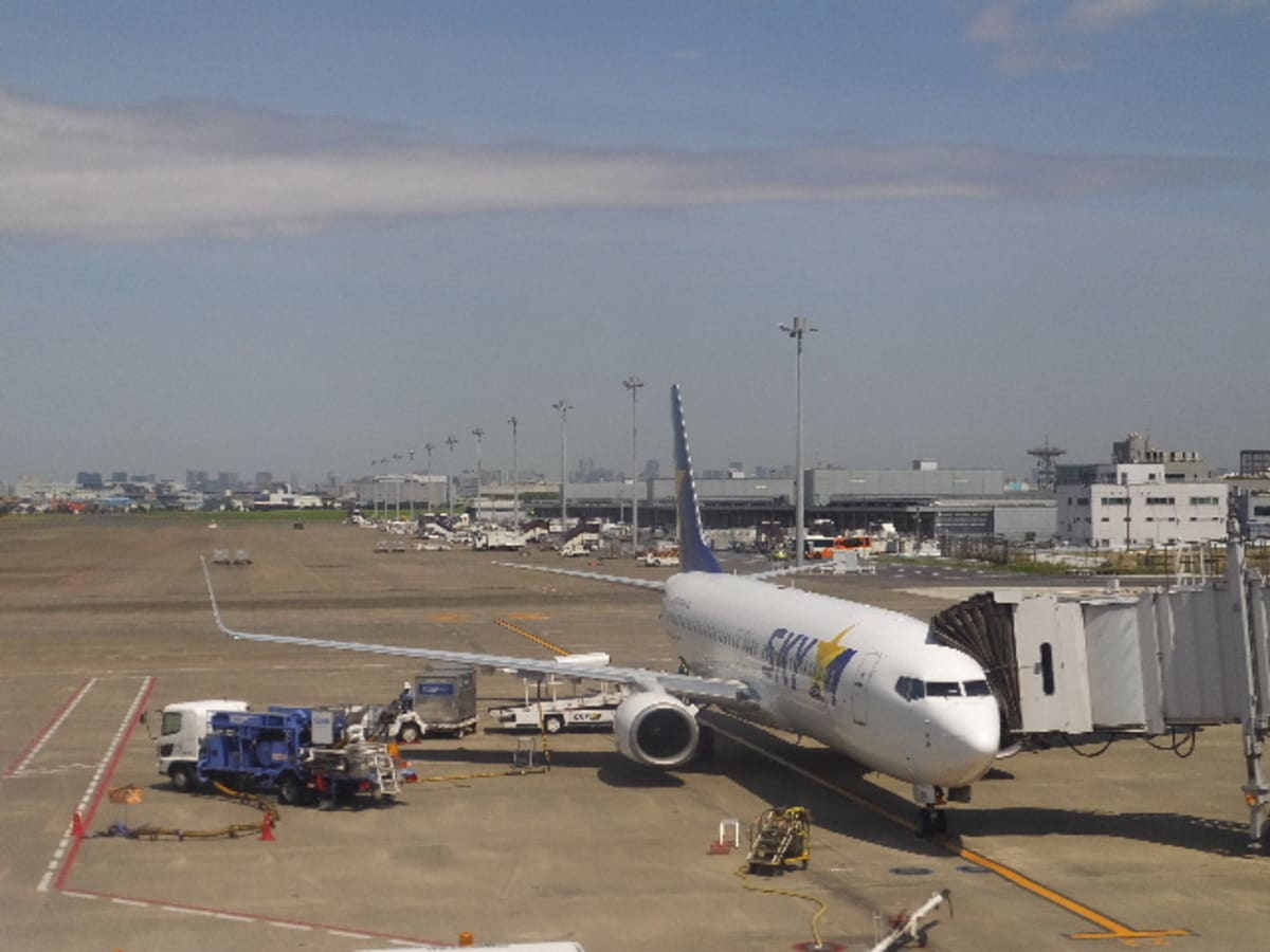 ビューンと２羽田空港到着古き良き時代の中国の美と食を求めて、ダイヤモンドプリンセス神戸発台湾周遊航海の旅