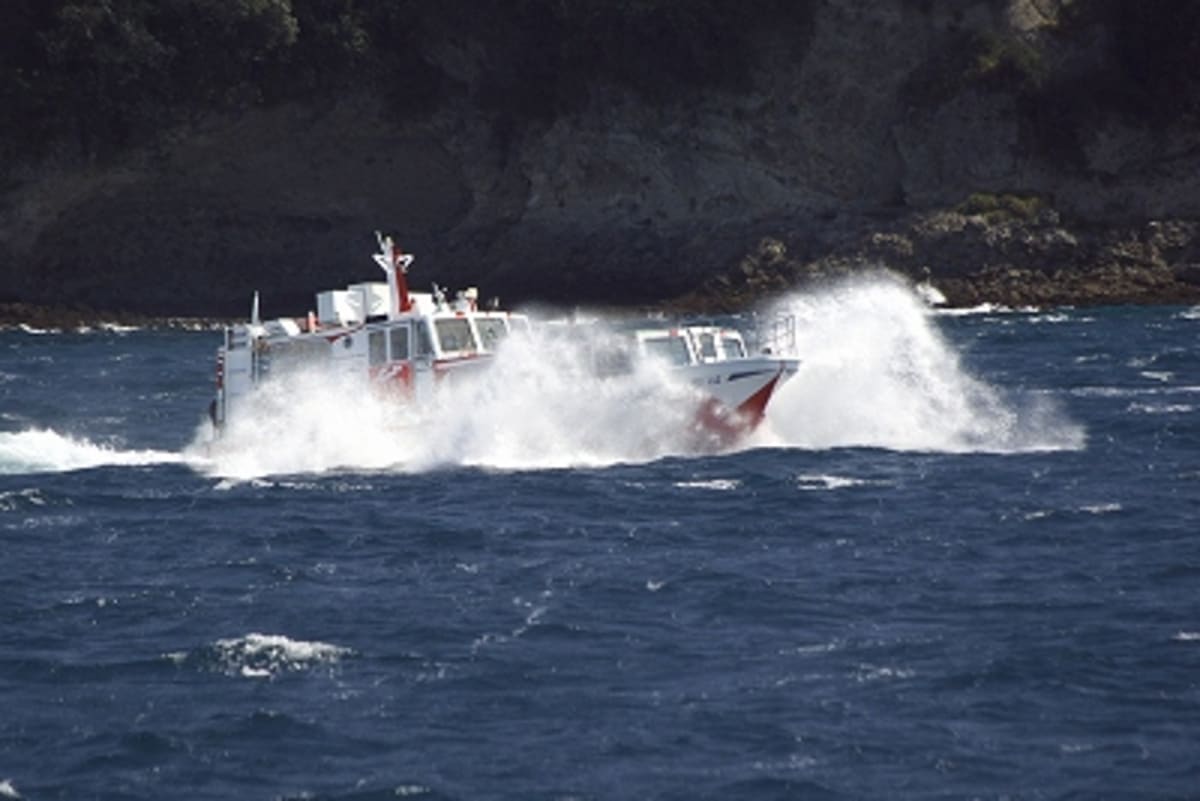 長崎観光　その１２　コバルトクィーンII船上から 帰路編