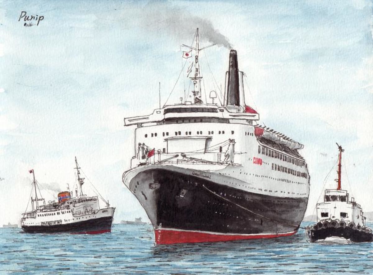 クイーンエリザベス2、ドバイに到着 | Cruisemans