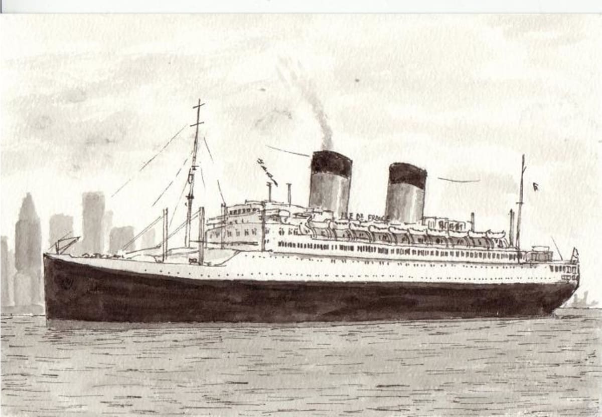 はがきサイズの船の絵 | Cruisemans はがきサイズの船の絵 | Cruisemans