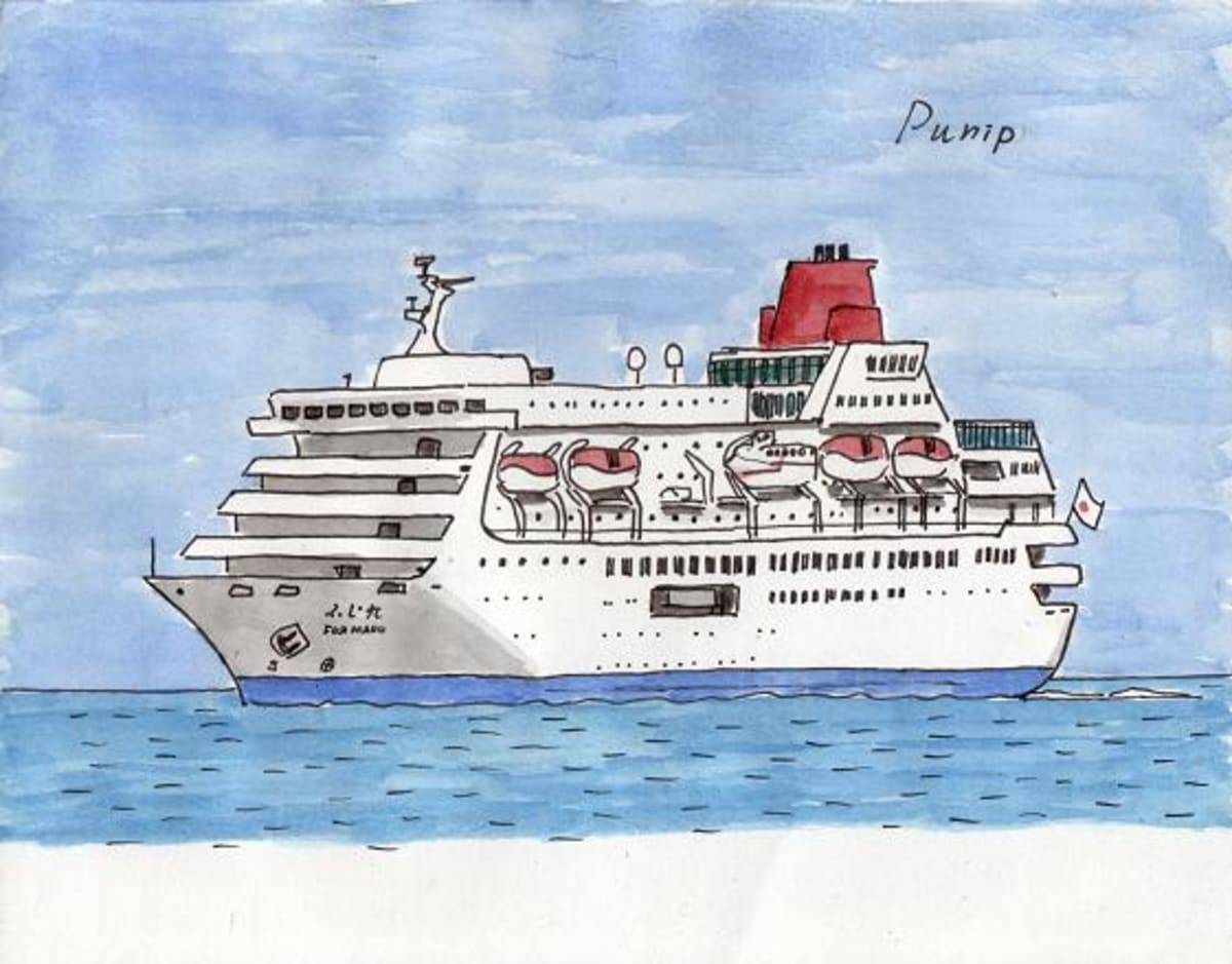 かんたんな船の絵のかきかた その２ Cruisemans