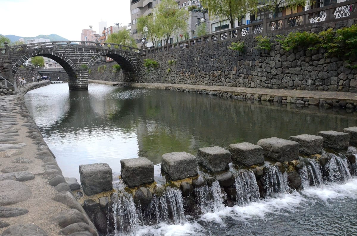 長崎寄港､今回は稲佐山にロープウェイで登ったり､眼鏡橋側の料亭で昼食を頂く | 長崎