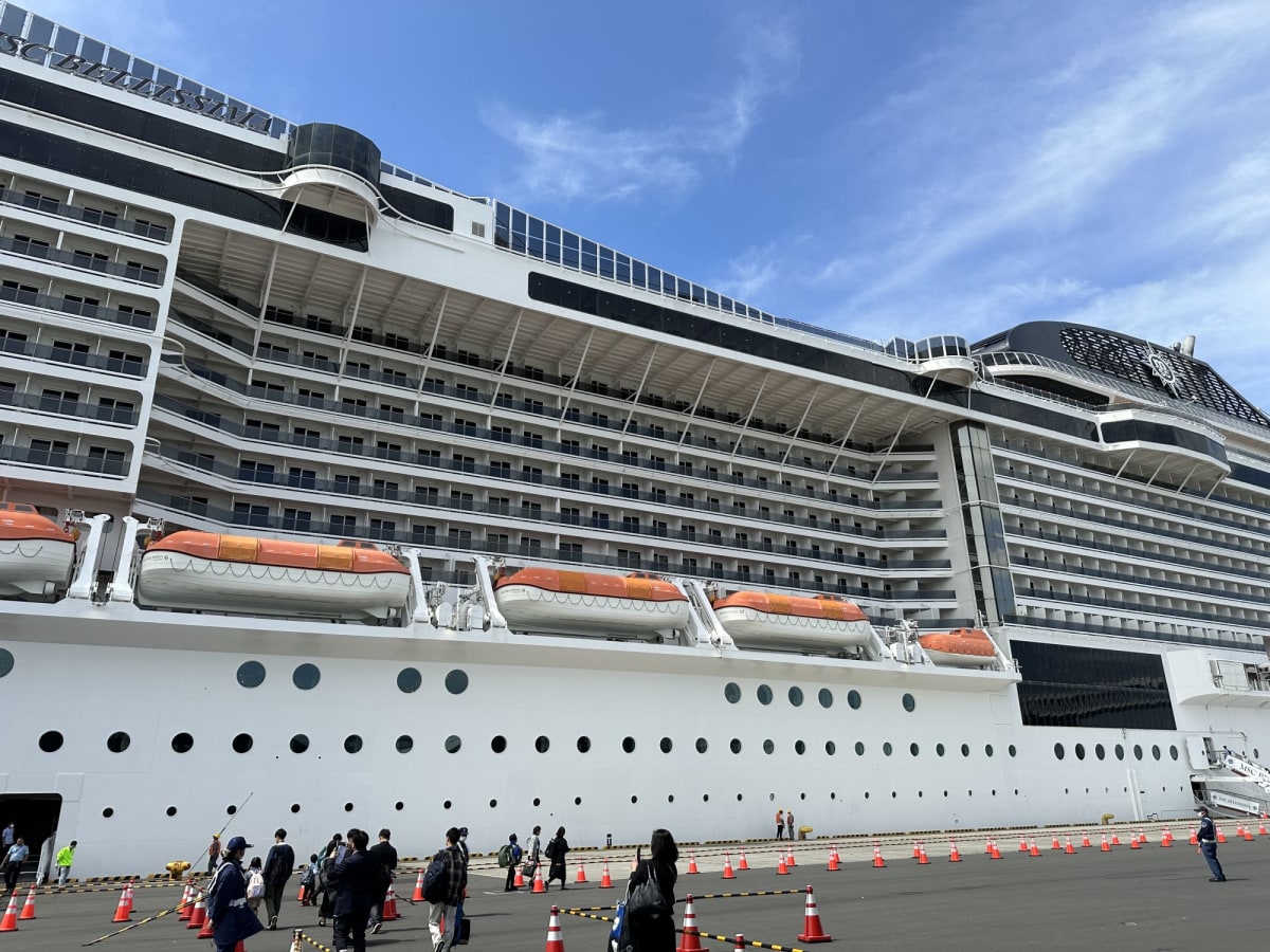 客船MSCベリッシマの外観