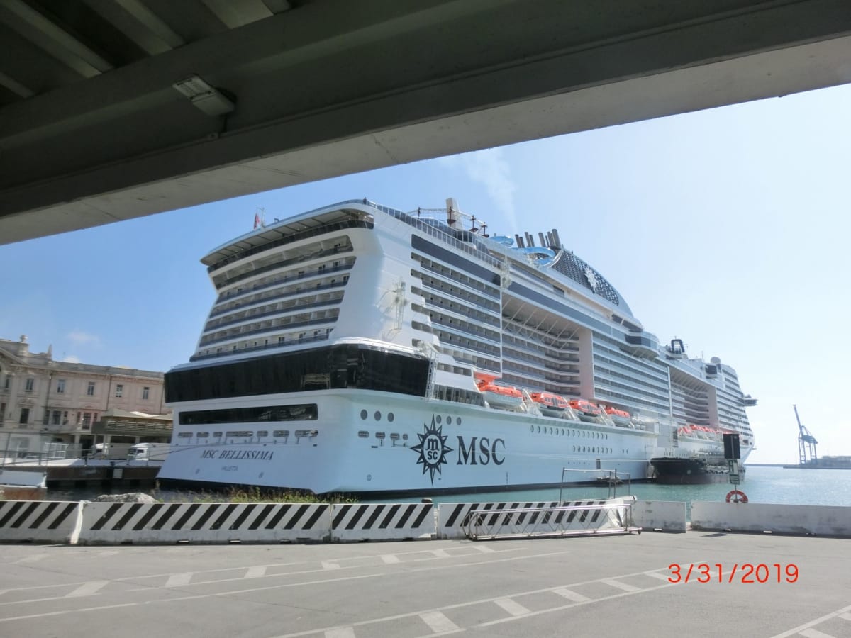 客船MSCベリッシマの外観