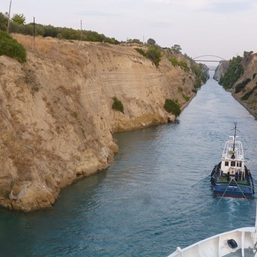 コリントス運河 ギリシャ のクルーズ旅行 口コミ 旅程 ニュース Cruisemans