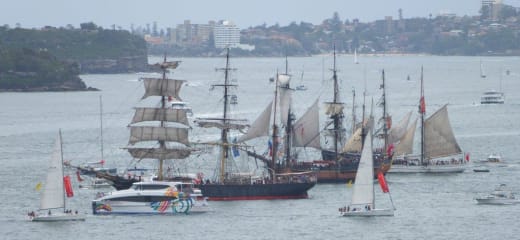 オーストラリア建国記念日のシドニー港 その2 帆船大集合 | Cruisemans