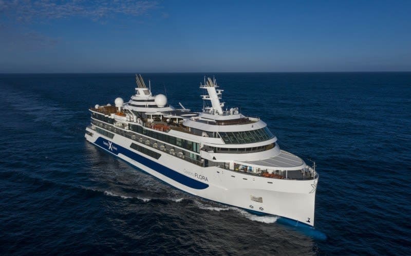 セレブリティクルーズ、豪華メガヨット「セレブリティ・フローラ」でガラパゴス航海を再開