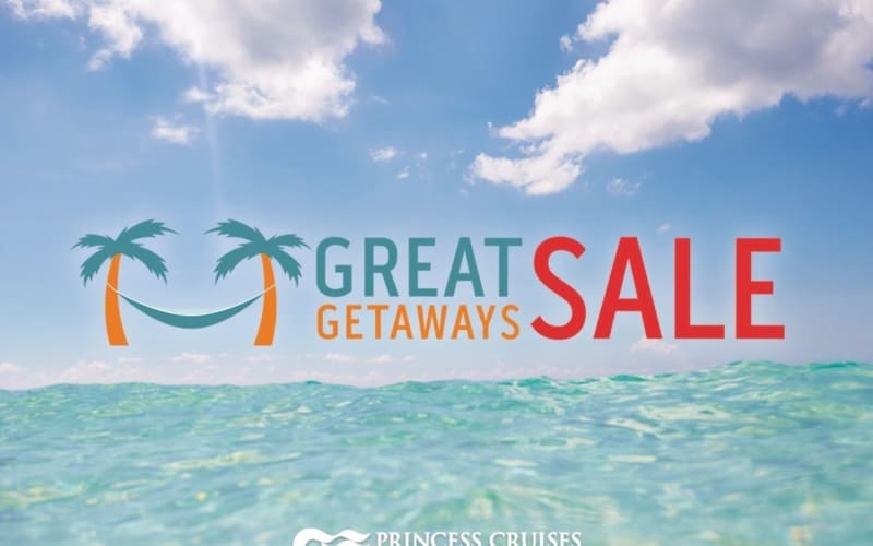 プリンセス・クルーズ、349ドルからの運賃で「Great Getaways」セールを開始