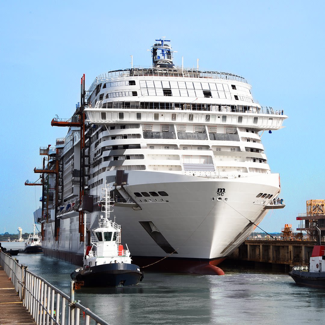 ©️Bernard Biger - Chantiers de l’Atlantique/MSC Cruises (USAより)