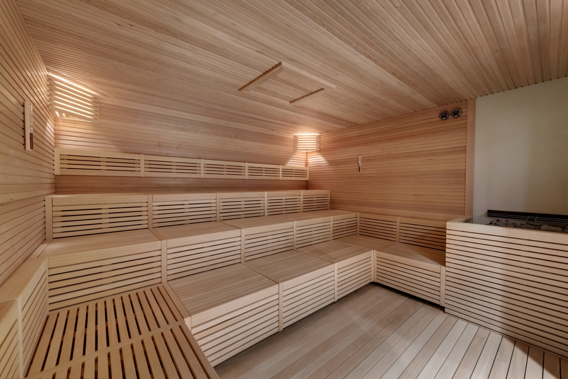 サーマルエリアのサウナ／MSCグランディオーサ