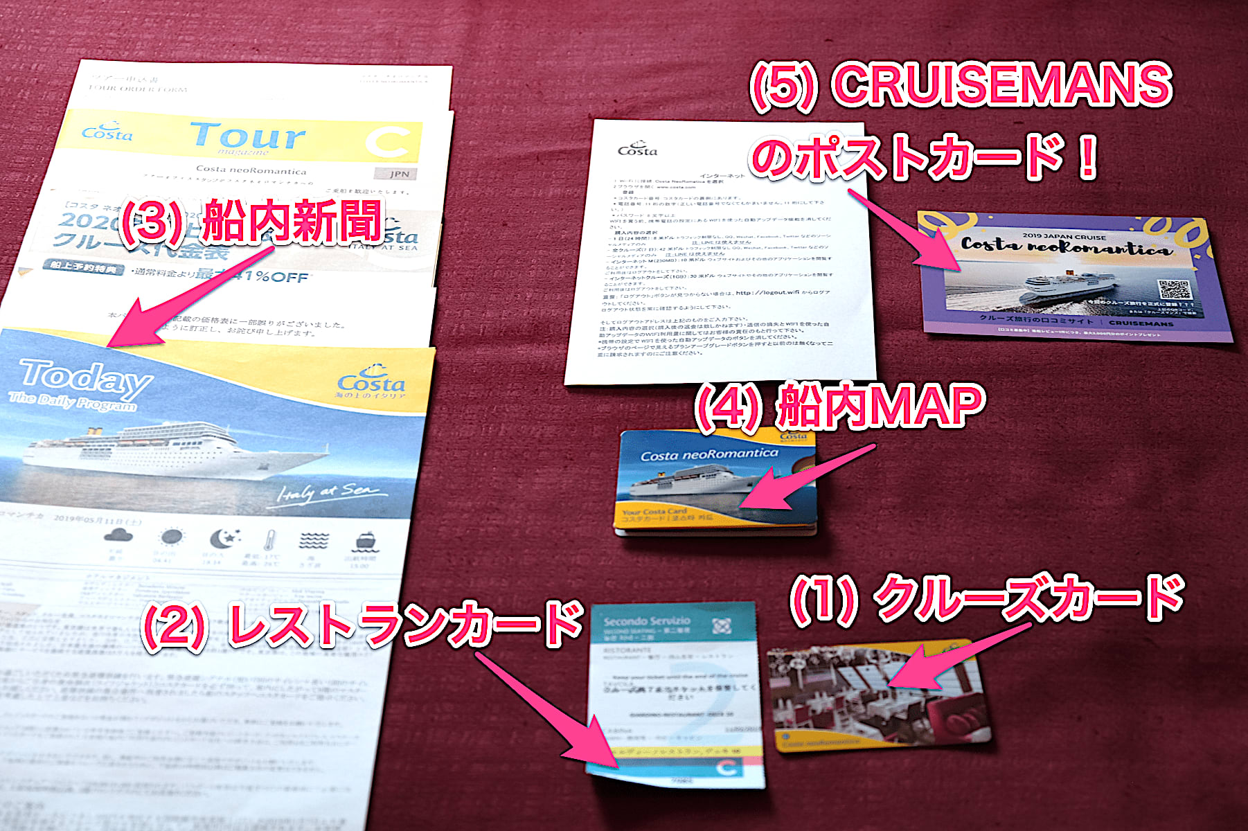 ベッドの上に綺麗に並べてくれています。