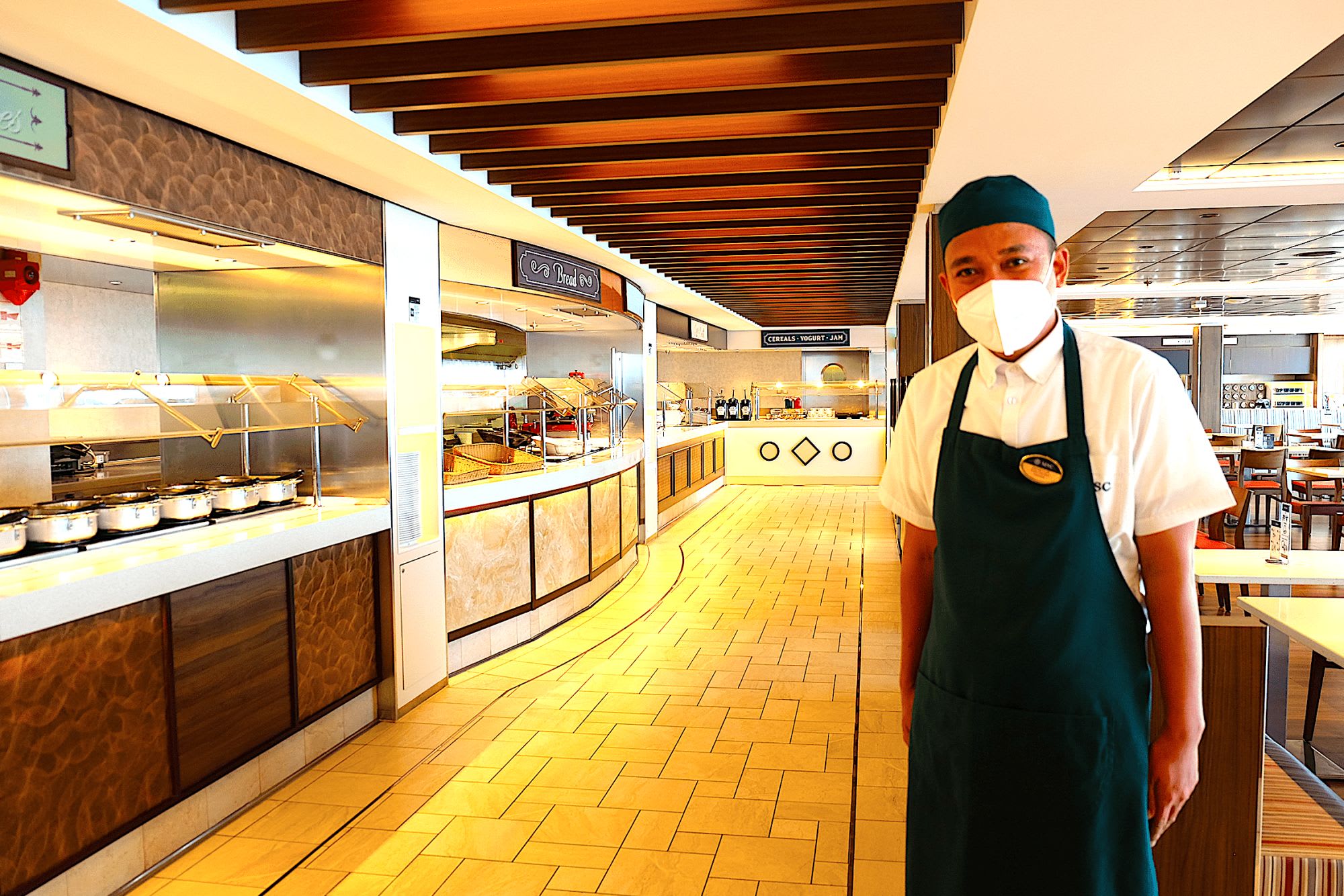 MSCベリッシマ のブッフェを攻略〜日本食のレベルにびっくり！〈食事〉