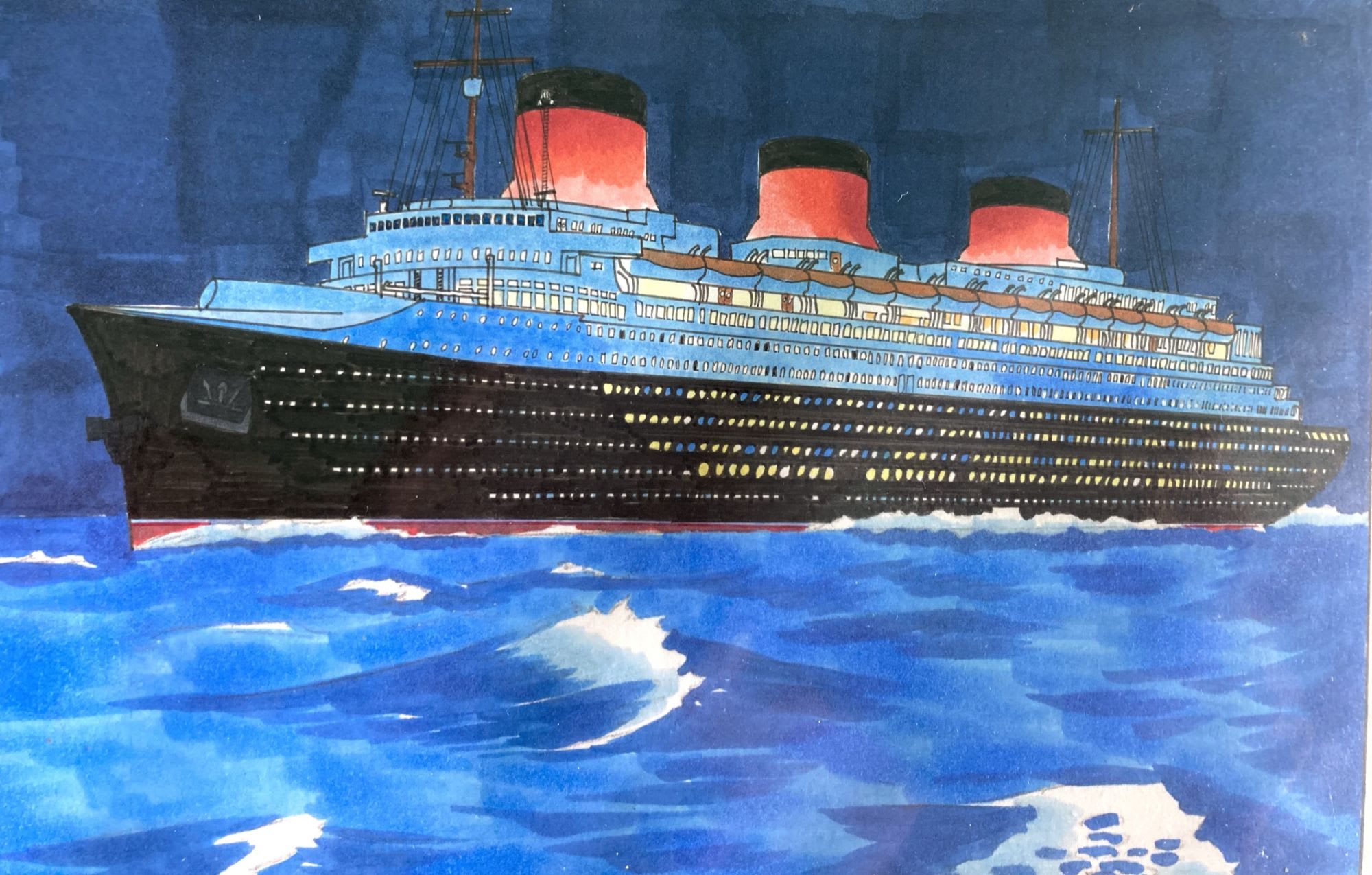 私も船の絵を描きます | Cruisemans