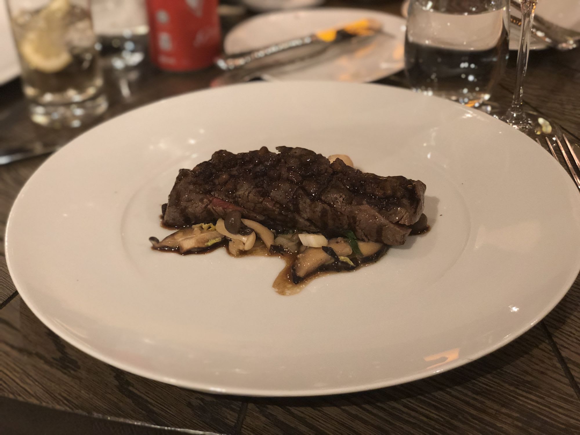 メニューのチョイスがなくステーキのみ