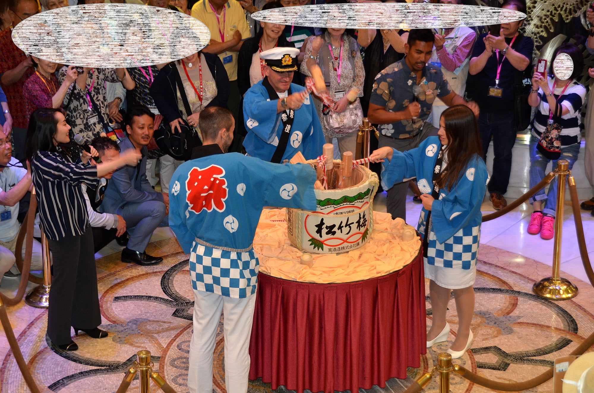 ダイヤモンド・プリンセス恒例の鏡開きイベント