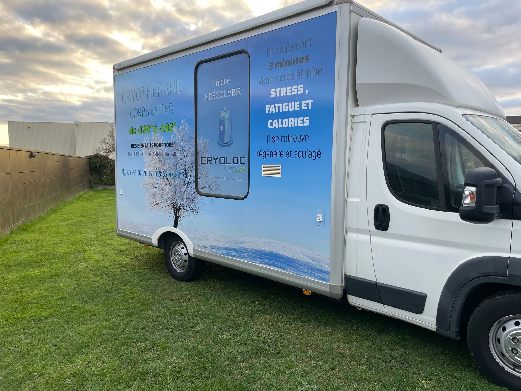 LOUER UN CAMION CRYOSAUNA (AZOTE)