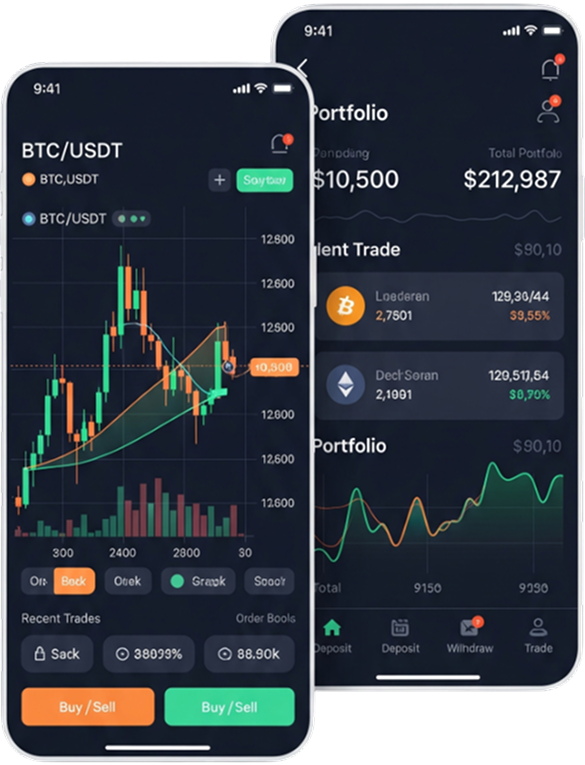 White Label Cryptocurrency Exchange Mobile App Development