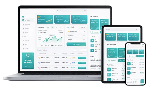 Cryptocurrency exchange script Banner