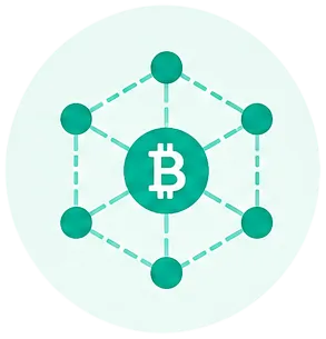 Decentralized crypto exchange development icon