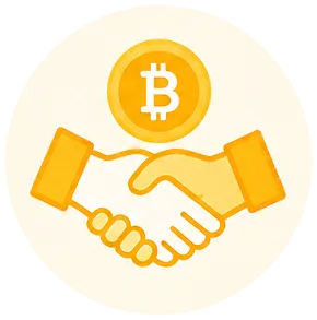 OTC crypto exchange development icon