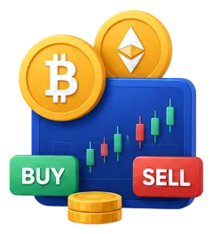 Spot Trading CEX 3D icon
