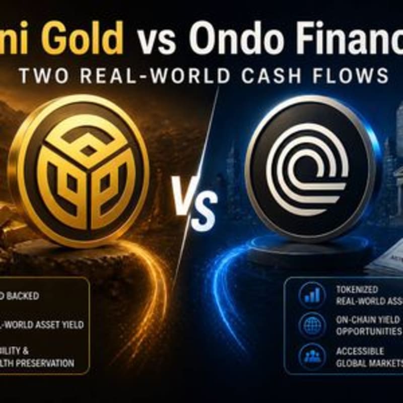 Ayni Gold vs Ondo Finance: Two Real-World Cash Flows