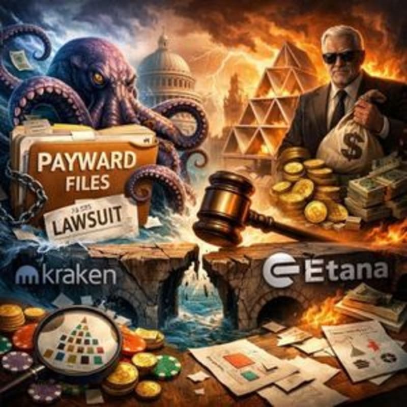 Kraken’s Payward Files Lawsuit Against Crypto Custodian Etana, Alleging $25M Ponzi Plot