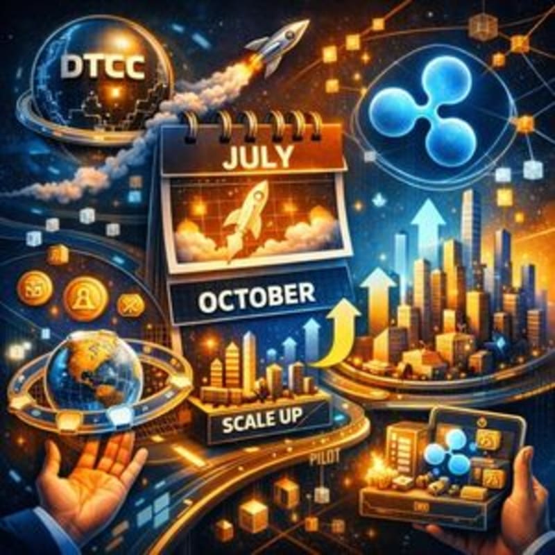DTCC Tokenized Securities Roadmap: Pilot In July, Scale Up In October—With Big Names Like Ripple