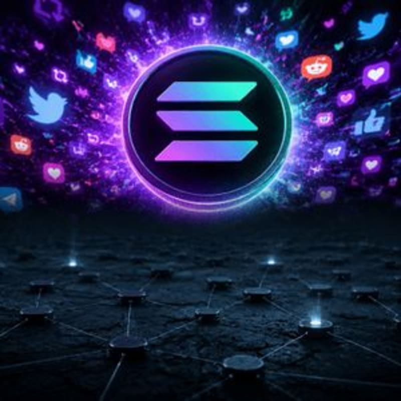 Solana Sees Rising Social Hype, Yet Network Activity Is Falling