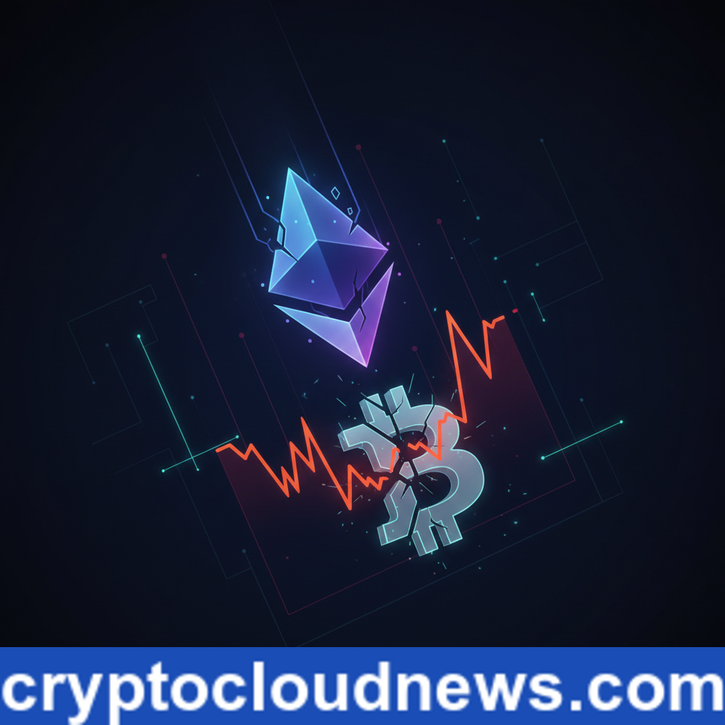 Bitcoin and Ethereum Approach Critical Price Levels Amid Deepening Market Downturn
