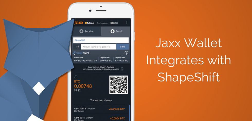 Jaxx to Offer ShapeShift Membership to its Users